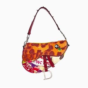 RARE Christian Dior 2003 Limited Edition Victim Saddle Bag by John Galliano